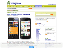 Tablet Screenshot of magazine.voiaganto.it